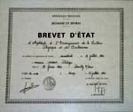 photo du diplôme